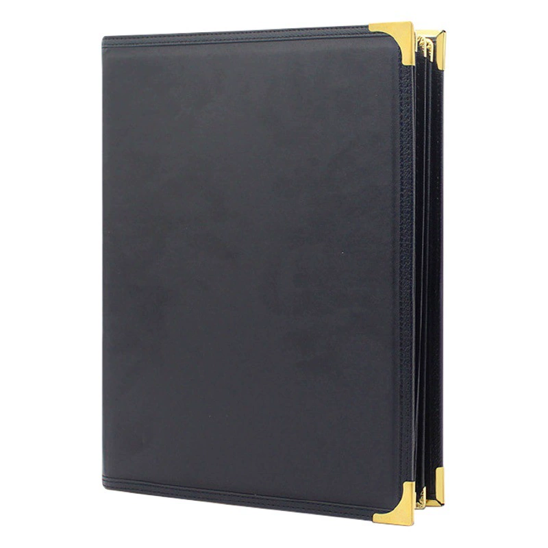 Оптовое прозрачное меню из ПВХ с вкладными листами этот отель Ресторан меню клип прайс-лист A4 кожаный гостиничный сервис гид