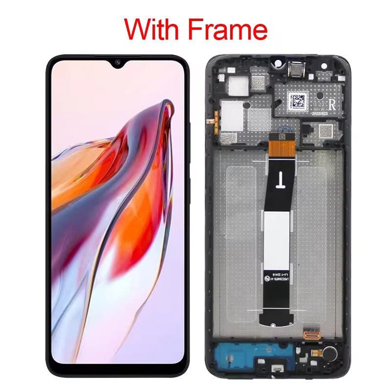 Aplicable a REDMI12C conjunto de pantalla de teléfono móvil Redmi 12C / POCO C55 pantalla LCD correa original