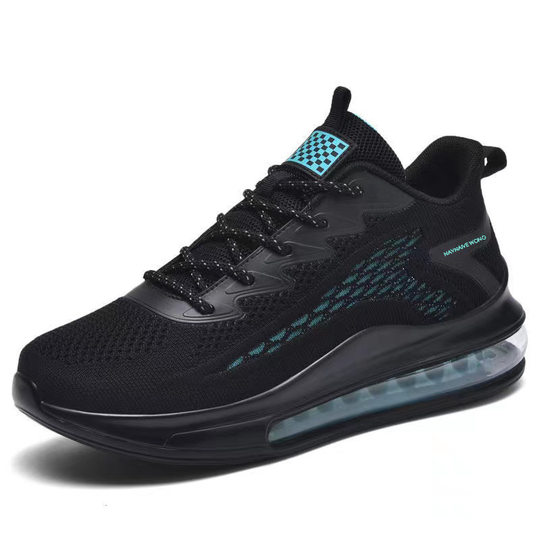 Shoes Men's Summer Breathable Casual Mesh Running Shoes Air Cushion Increased Flying Woven Soft Sole Torre Shoes Cross-border