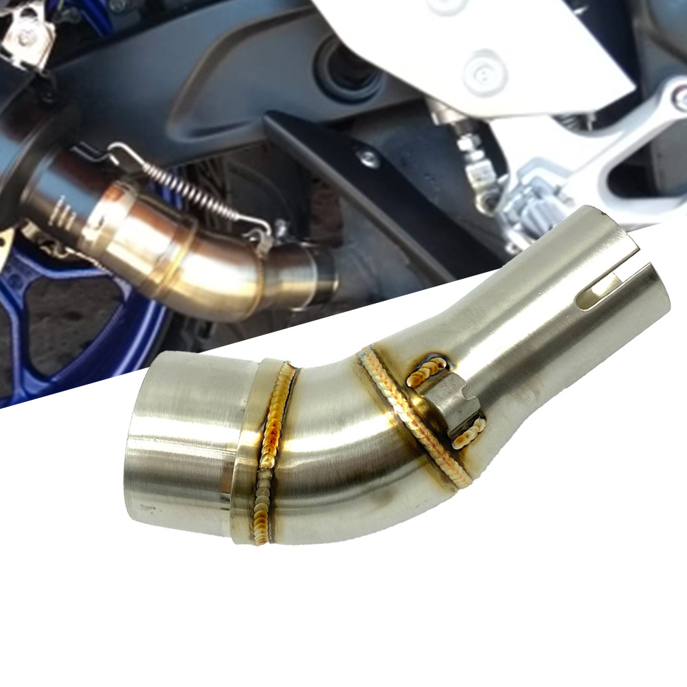 Suitable for Yamaha R25 R3 Mt03 Mt25 2015-2020 Modified Exhaust Pipe Stainless Steel Mid-Section Adapter