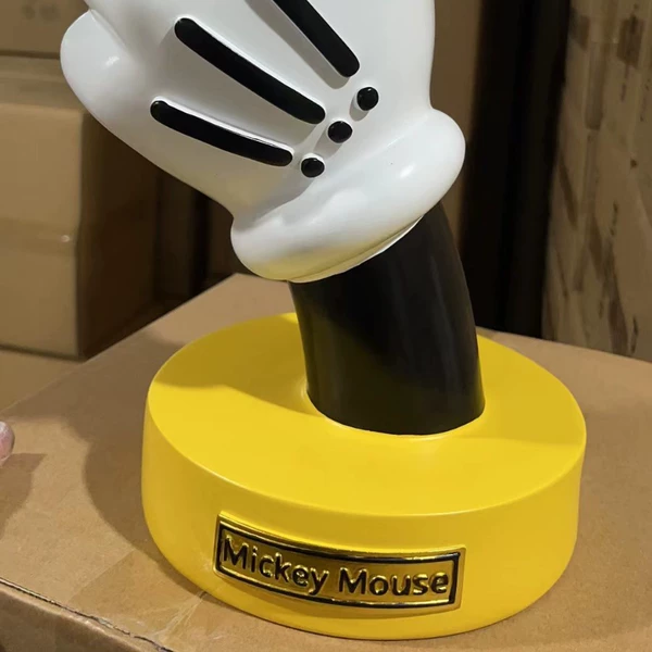 18cm high classic lemon yellow (with letters)