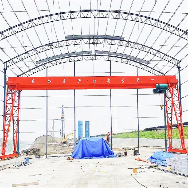 菏泽单梁龙门吊按需制作16吨-20吨门式起重机工厂直供 移动龙门吊