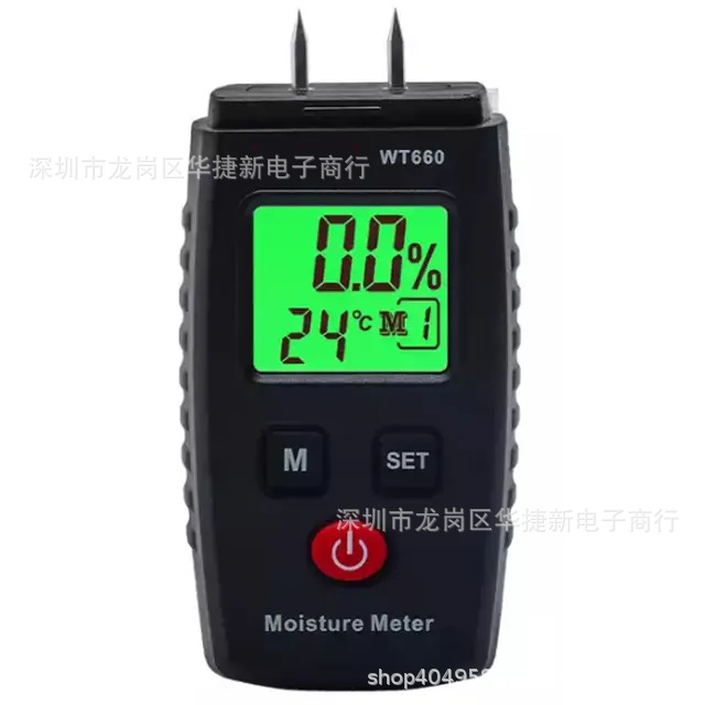 新品三合一木材纸板混合泥土湿度计木材水分仪新款迷你木材水分仪