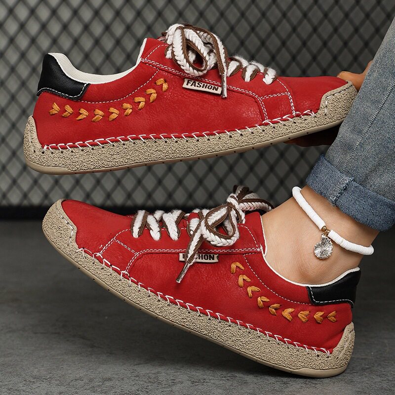 Giày vải canvas unisex cổ thấp đế bằng mũi tròn, phong cách retro thoáng khí chống trượt — 9013 màu vàng, 9013 màu xanh dương, 9013 màu xanh lá cây, 9013 màu đen chi tiết 6