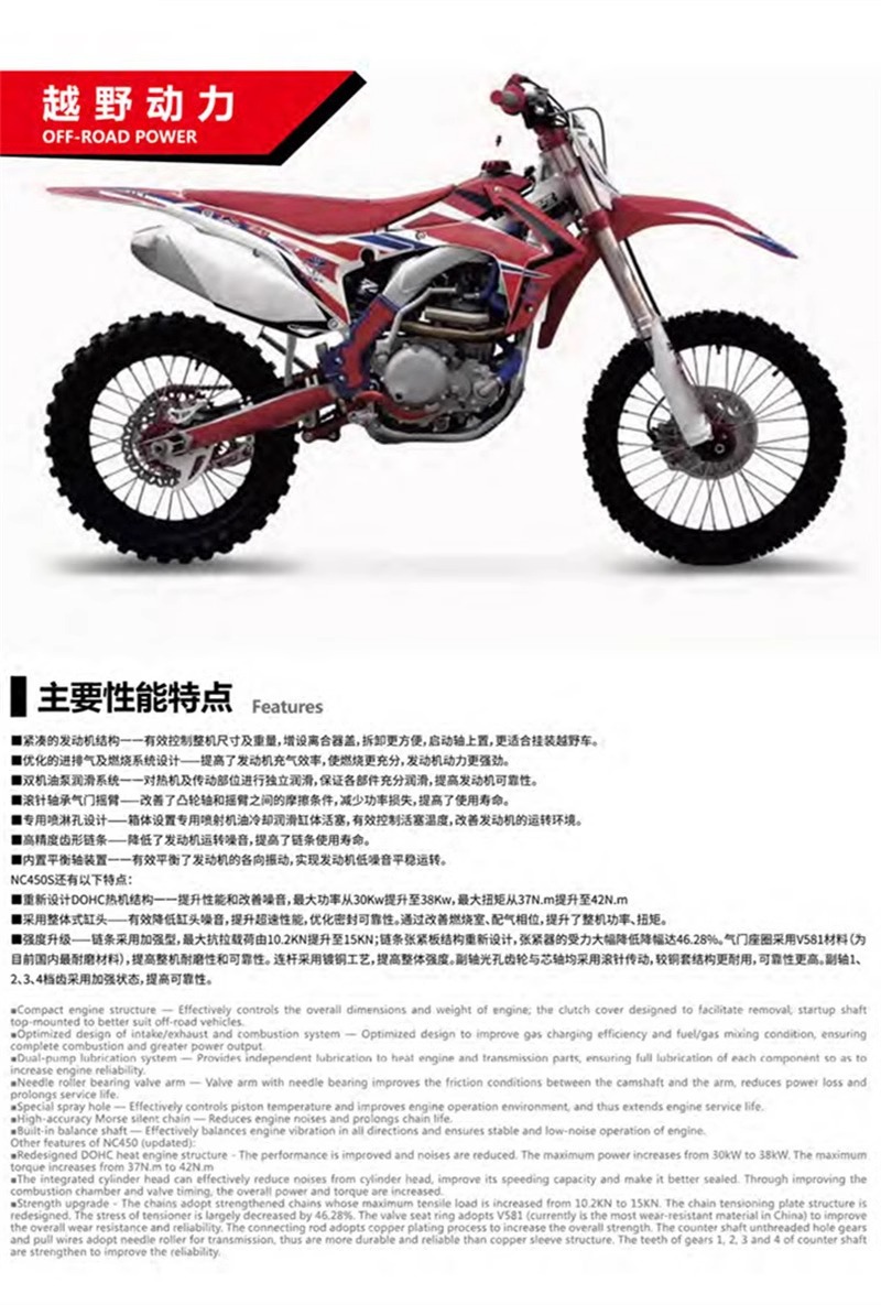 Suitable for the Elonator Heng Ship Kevi's Modified Zongshen NC450 Engine Assembly ZS194MQ Off-road Motorcycle
