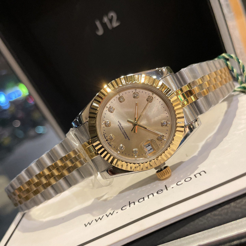 Wechat Business Agency Laojia Oyster Perpetual Log 31mm Fully Automatic Mechanical Women's Watch Log Series Olive Green Watch