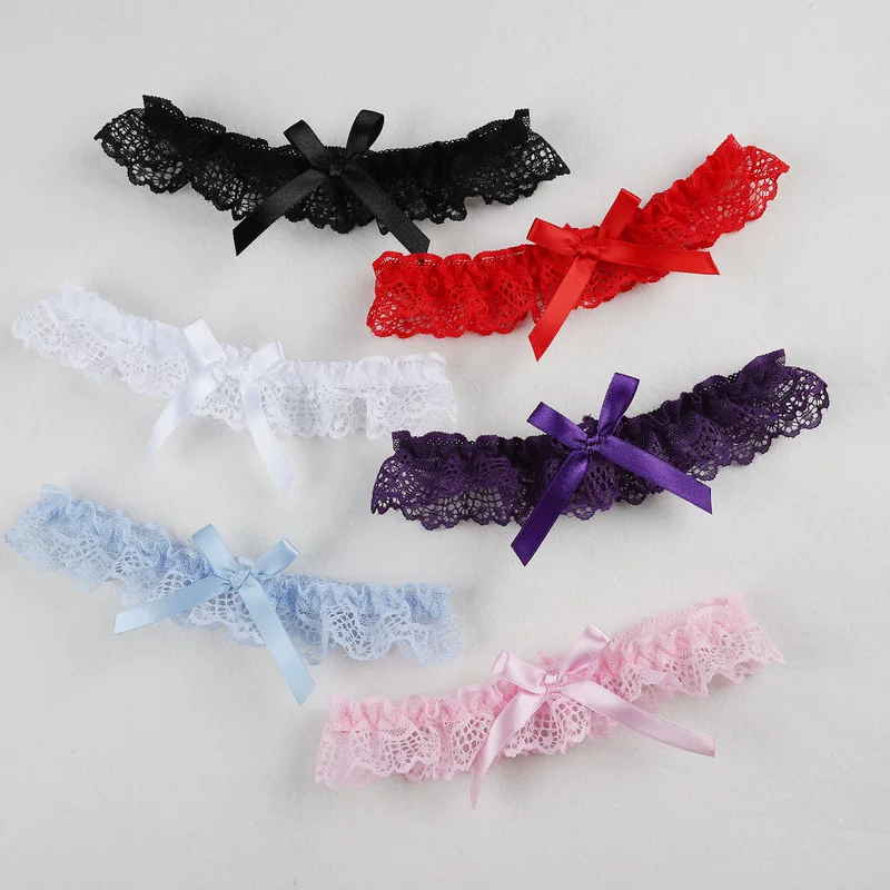 Кружевная подвязка (lace leg strap), ширина 3 см, для невесты, универсальный размер, разные цвета