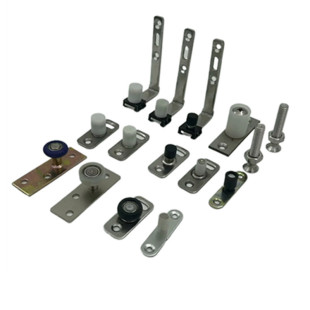 Folding door and window locator wooden door lower guide wheel pulley sliding door stopper guide device swing stopper stainless steel