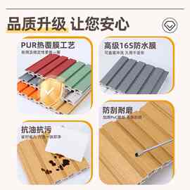 波浪旋转圆弧形格栅包裹圆柱子的装饰材料造型板空心凹凸竹木纤维