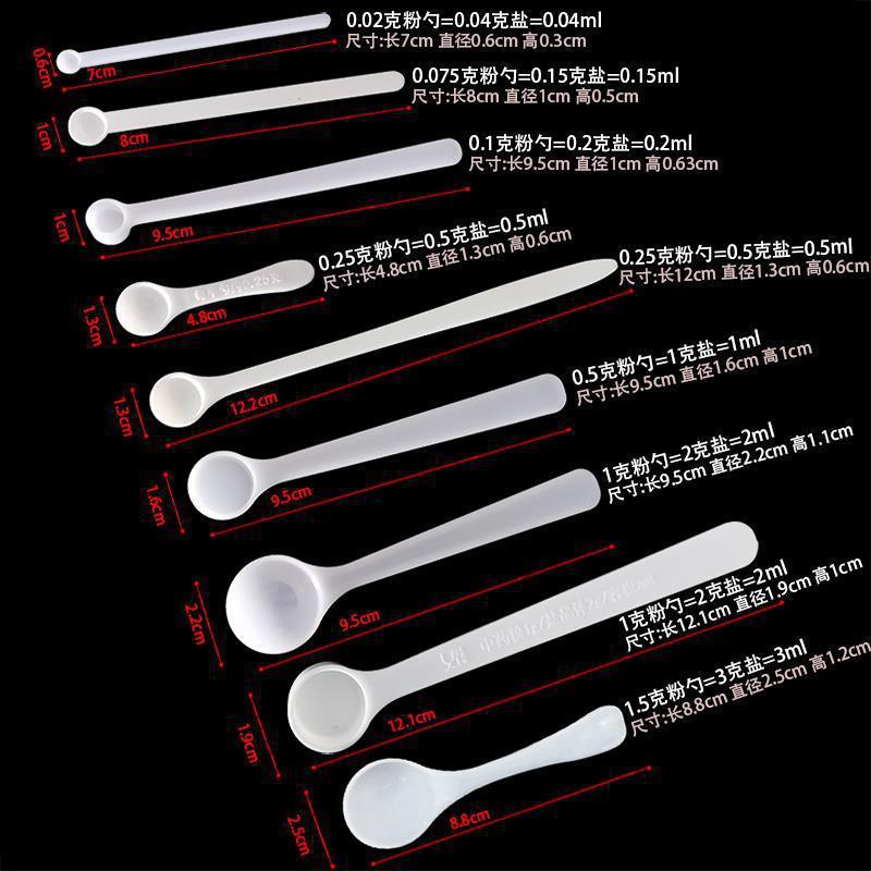 Ml Medicine Spoon Medicine Scale Gram with Word Powder Dosage Spoon Small Measuring Spoon Powder Manufacturer One Piece Wholesale Free Shipping to Home