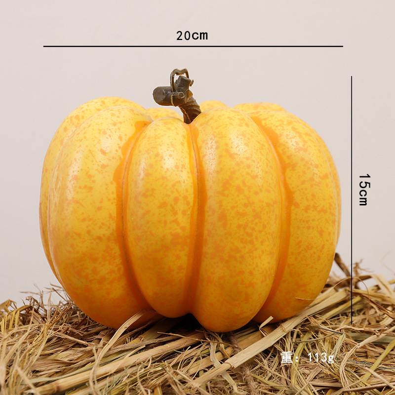 Simulación transfronteriza espuma calabaza modelo Halloween Acción de Gracias decoración de Navidad props disparo decoración de calabaza falsa image 60