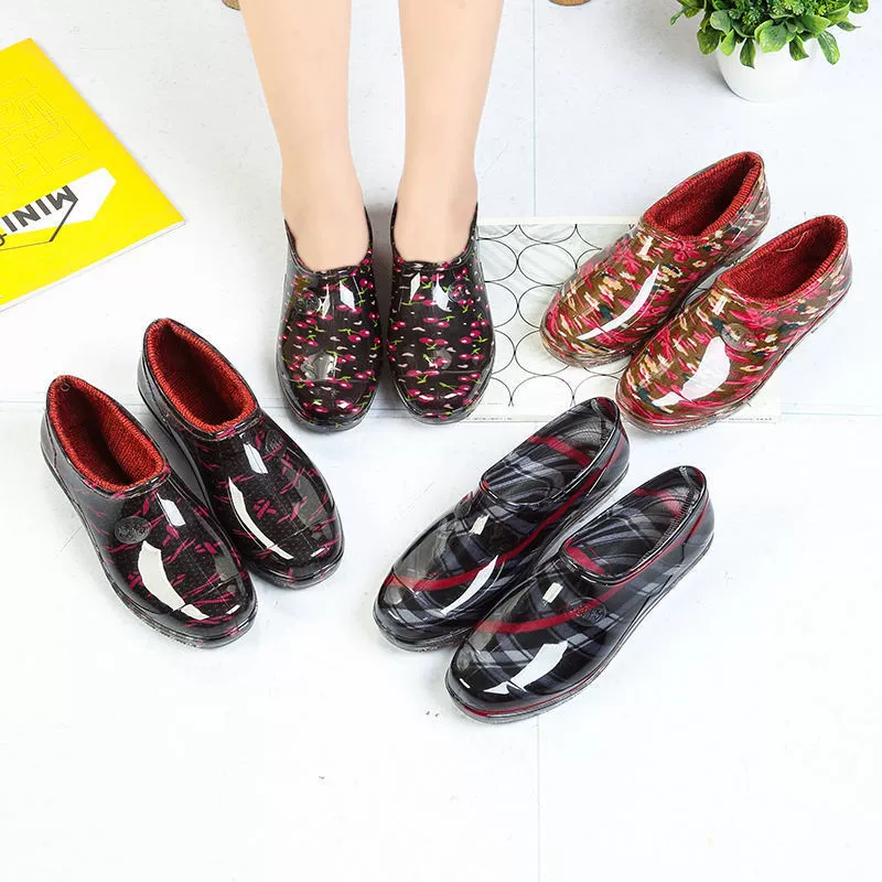 Footwear, bar, waterproof non-slip work shoes, fleece keep warm boots
