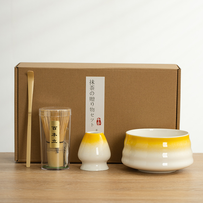 Té especial transfronterizo, cepillo de matcha, té de Baibenli, combinación de té, juego de té de matcha japonés, caja de regalo