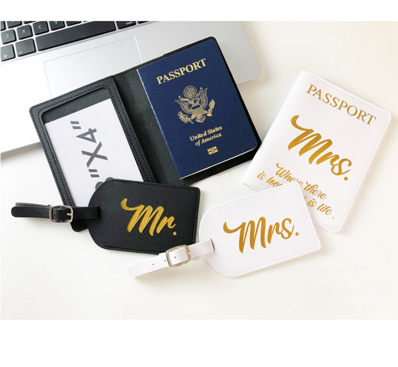 先生小姐护照套行李牌