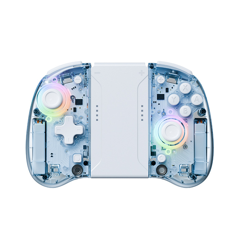 YS37 투명 블루 리본 웨이크업(7색 환상등) 스탠드 포함