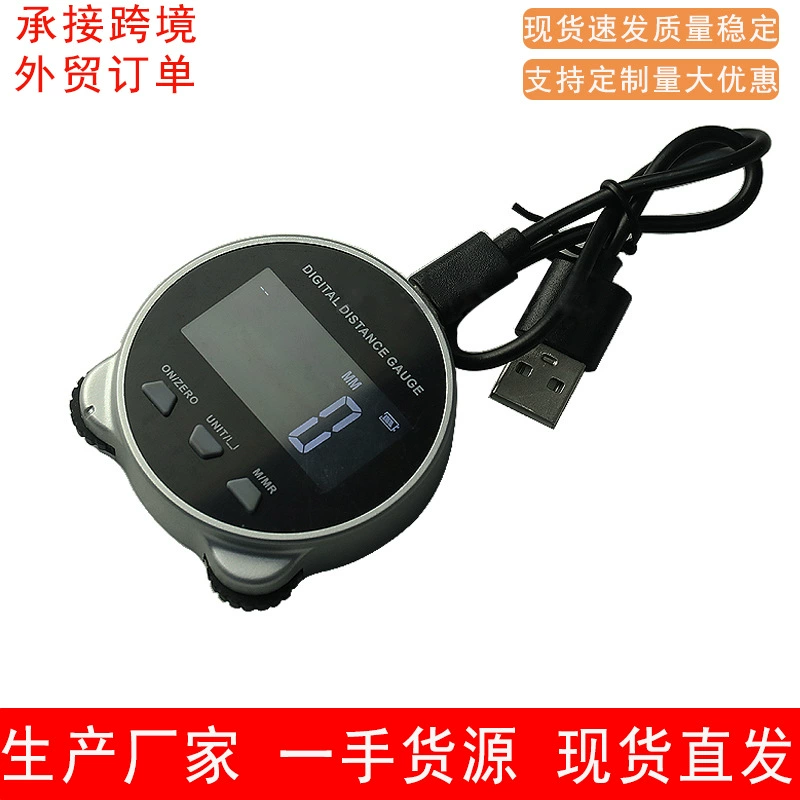 Мини-электронный цифровой дисплей роликовый дальномер роликовая линейка прямая кривая Неровная поверхность цилиндрическое измерение диаметра электронная линейка