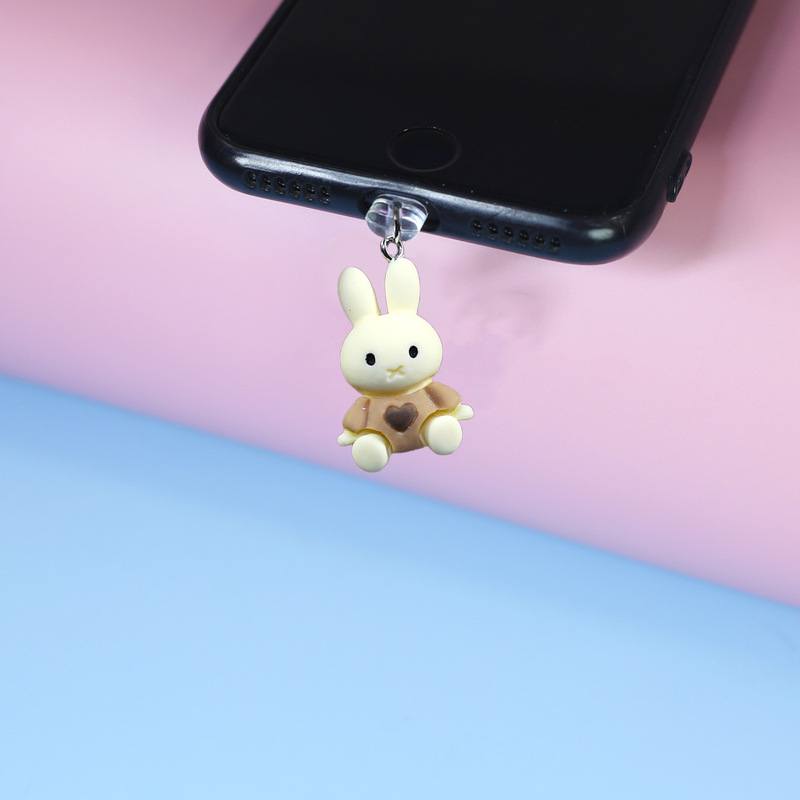 カスタマイズされたかわいい携帯電話防塵プラグプラグチャーム充電ポートダストキャップ携帯電話ペンダント卸売|undefined