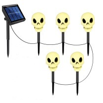 国境を越えた新型ハロウィーンカボチャ床ランプ屋外防水太陽エネルギー装飾ランプ庭園配置雰囲気ランプ列|undefined