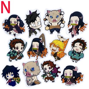 Japan Europe and the United States cute cartoon cartoon ghost kill blade pvc waterproof oil-proof DIY hand account notebook stickers
