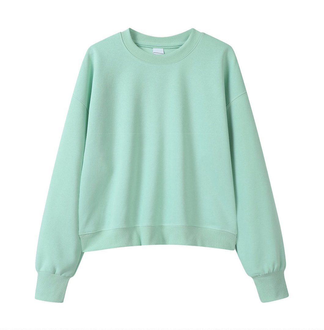 Marca de moda de color sólido con capuchón de plata, camiseta corta de hombro para mujeres otoño y invierno pesado 450g con camiseta con capuchón cálida y casual