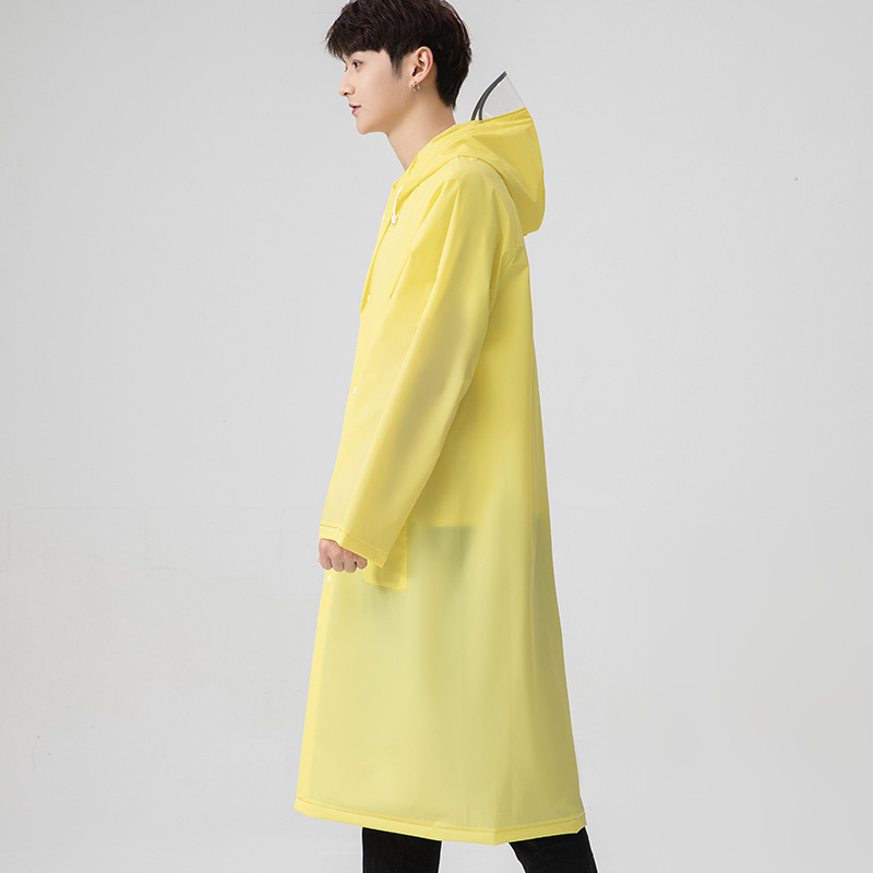 EVA Raincoat al aire libre con brida de sombrero ampliada