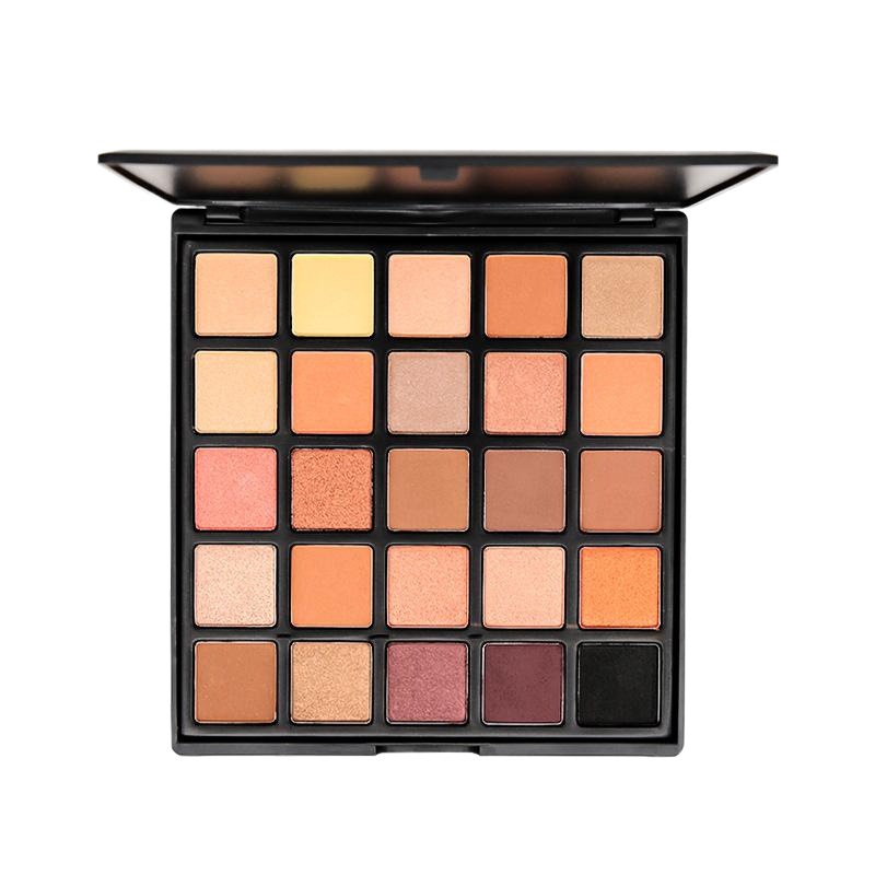 25-Color Eyeshadow Pearlescent Earth Color Eyeshadow Palette Makeup Smoky Multi-Color Matte 25-Color Eyeshadow Palette Makeup