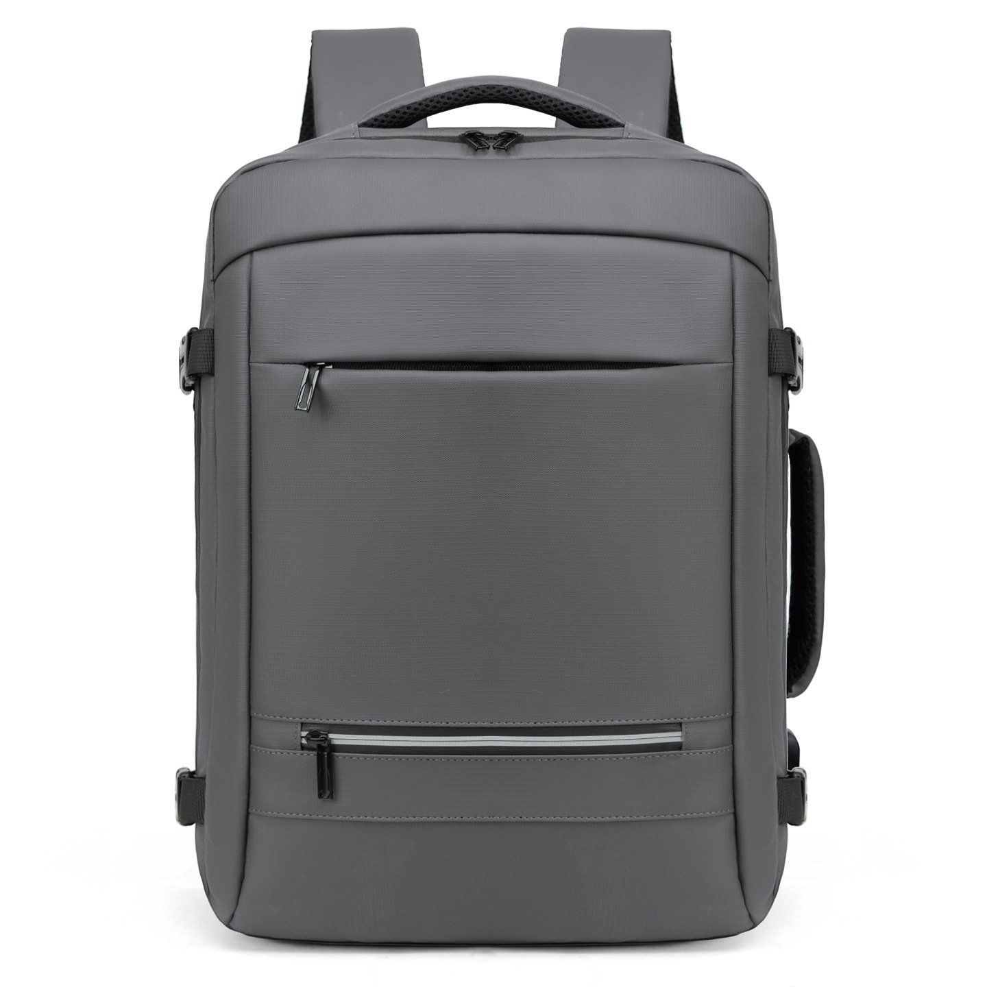 Mochila USB de gran capacidad simple de color sólido colgante barra de tracción bolsa de embarque de viaje a prueba de agua de gran capacidad mochila de computadora