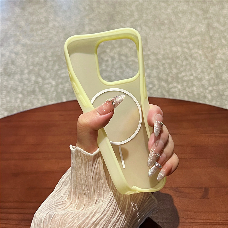 适用苹果17promax手机壳磁吸冰透超薄液态硅胶防摔iPhone16保护套|undefined