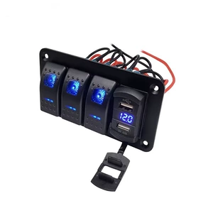 Yaxta Paneli Su Keçirməyən Açarı, RV Elektrik İdarəetmə Paneli, Dəniz Duman İşığı Açarı