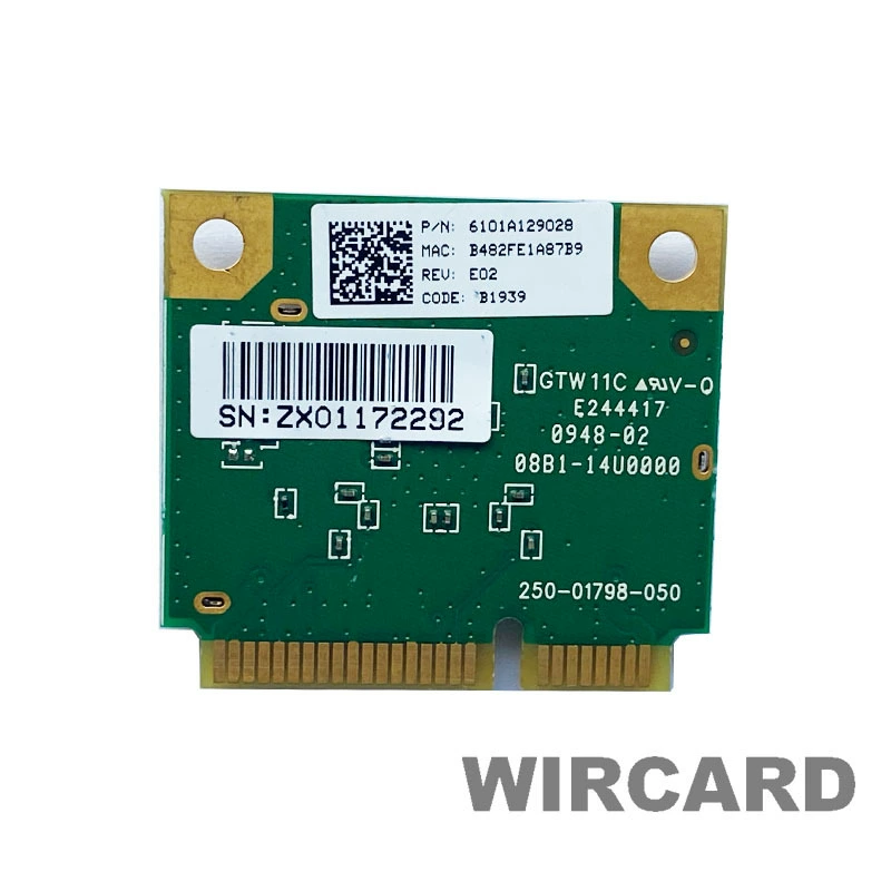 Оригинальная сетевая карта Qualcomm ATHEROS AR9287 BGN 300M PCI‑E AR5B97, встроенный Wi‑Fi