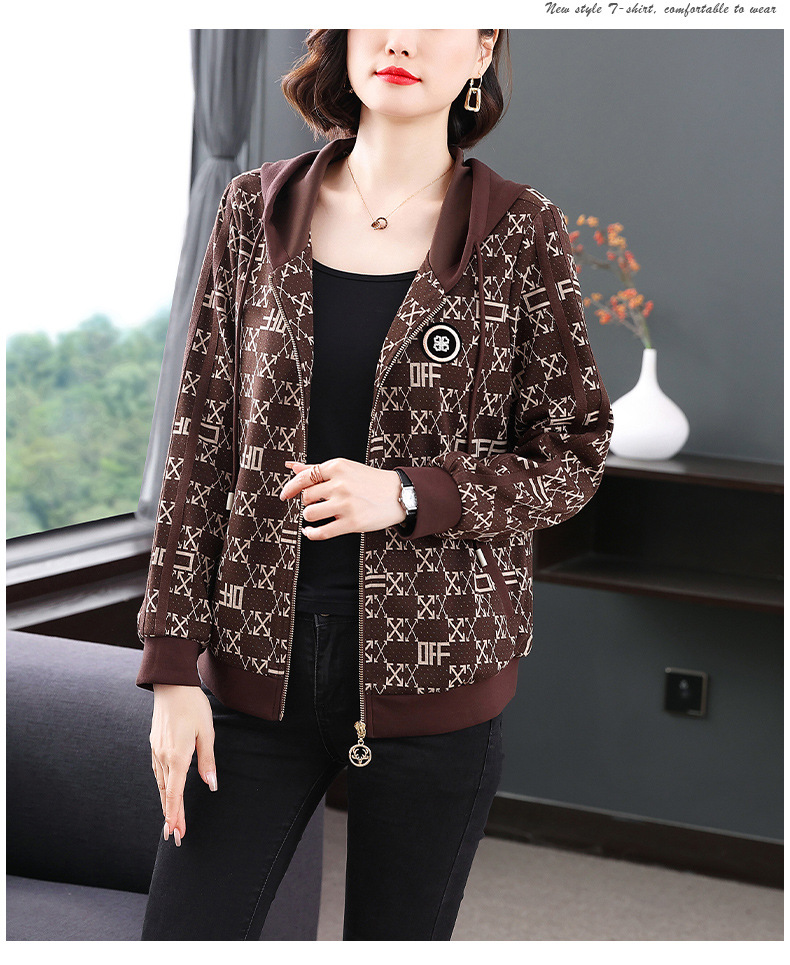 Women's Hooded Jacket For Women Stylish Spring Autumn Top_voghion.com