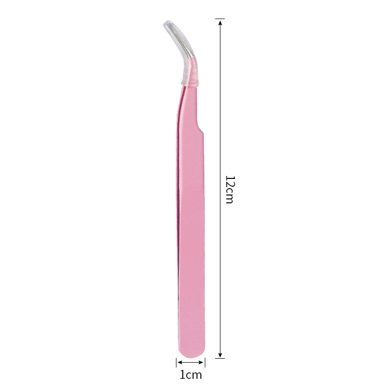 Edge-Pinning Tweezers, Handmade Tools, Succulent DIY Non-Slip Pointed Tip Portable Stainless Steel Curved Tip Tweezers