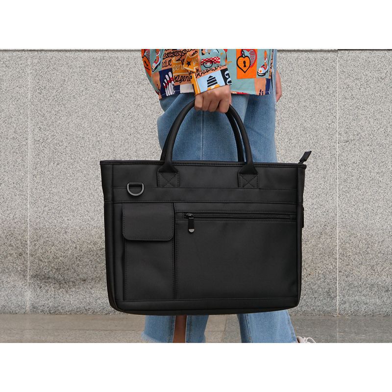 15-inch Nylon Business Casual Tablet Laptop Bag Shoulder Handheld Waterproof Laptop Bag Custom