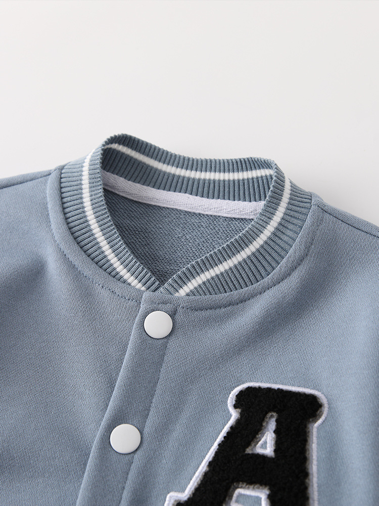 Malweee transfronterizo chaqueta de invierno nuevo estilo europeo y americano chaqueta de cardigán para niños de cuello alto chaqueta de invierno