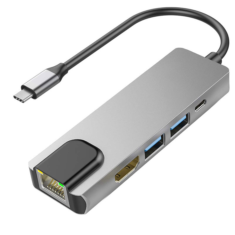 Cross-border in stock Type-C docking station Gigabit for notebook computer multi-port expansion converter extender