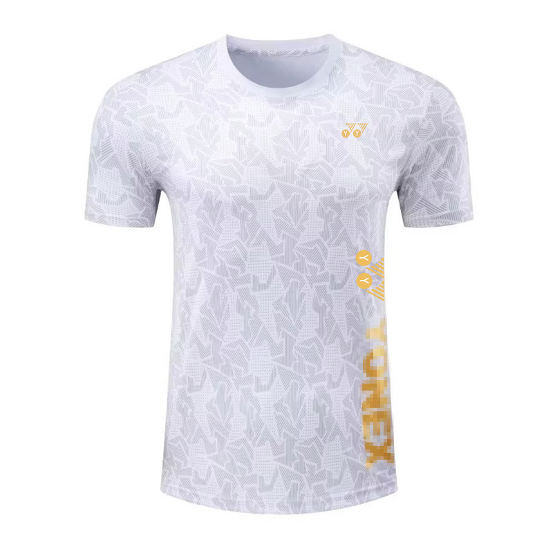 Quick-Drying Badminton Clothing Table Tennis Clothing for Women Yy Printed Men's Tennis Clothing Short-Sleeved Shorts Sports Suit Summer Competition Clothing