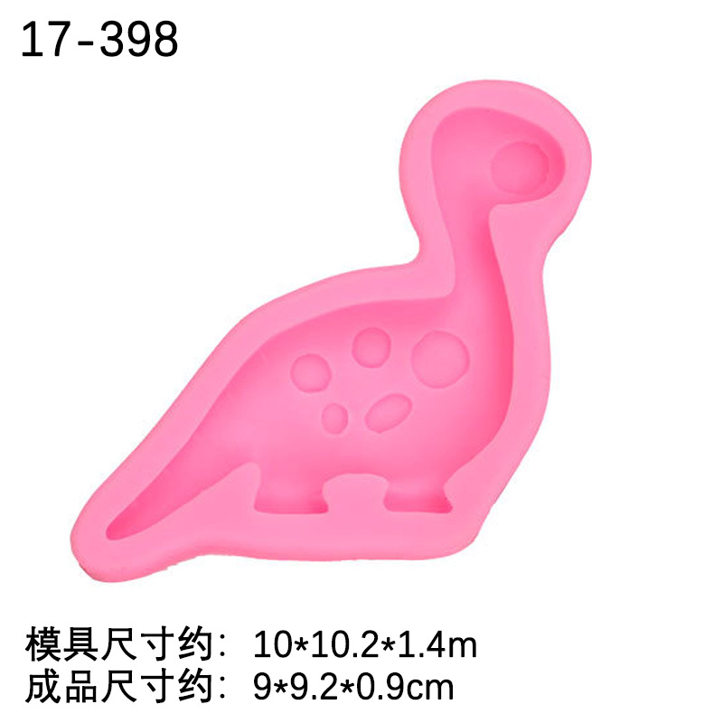 Dinosaurio forma fondant pastel decoración silicona molde DIY dinosaurio animal chocolate hornear epoxi arcilla molde