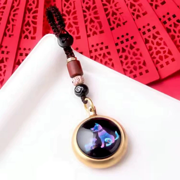 Auspicious cloud rope + luminous [Zodiac Dog]