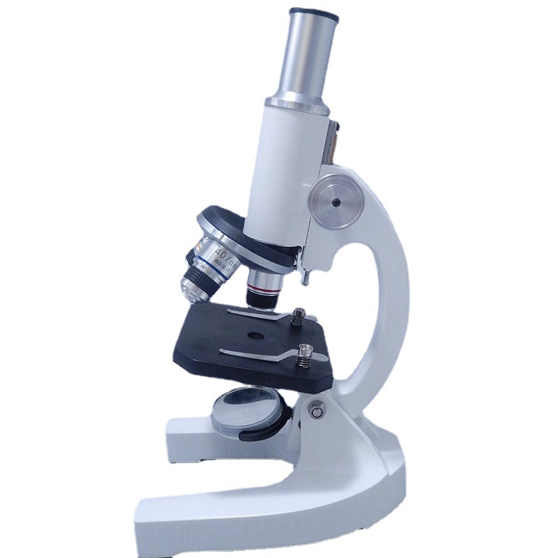 中小学生教材同步单目生物显微镜640倍科普实验儿童显微镜送标本