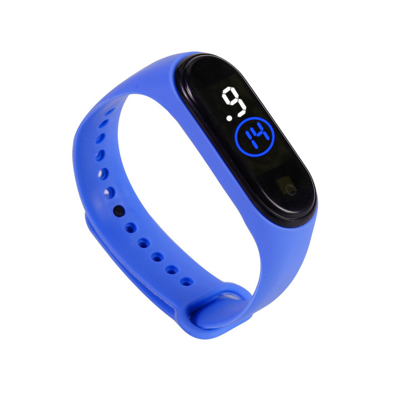 M4 táctil LED reloj electrónico en stock al por mayor deportes al aire libre impermeable pulsera reloj simple estudiante luminoso reloj