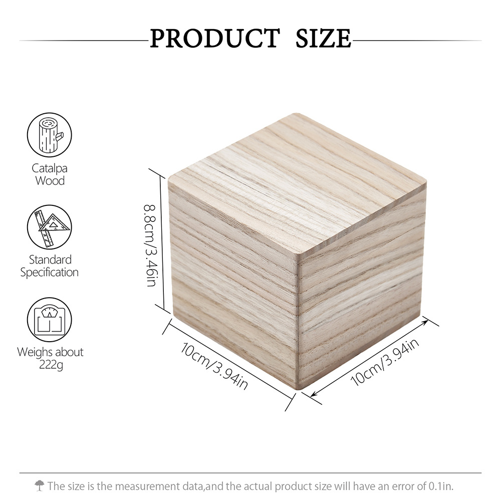7호 단일 칸막이 나무 상자