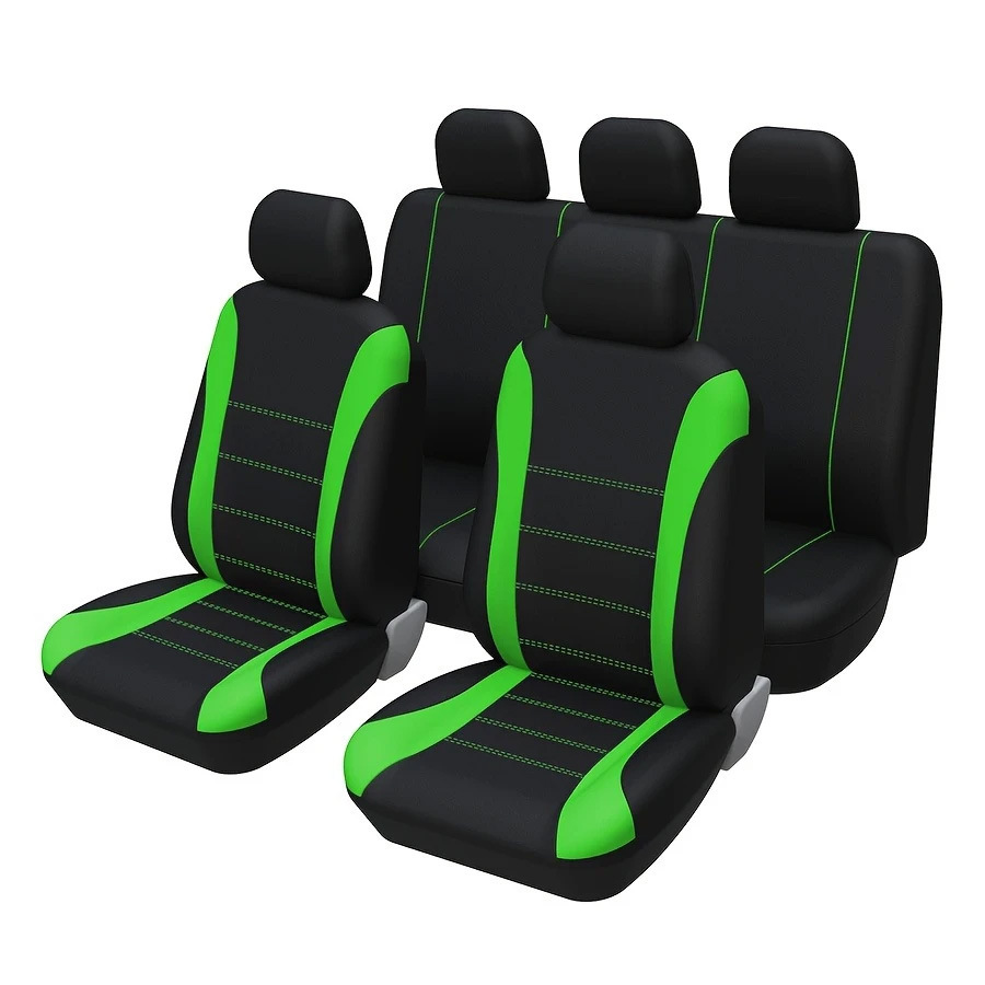Cinco asientos generales, siete asientos, cubierta de asiento de furgoneta transfronteriza para diseño de línea de cintura, cojín de tela al por mayor