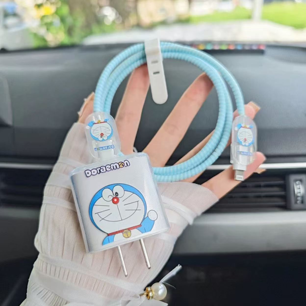 Para Apple 14 línea de datos cubierta protectora iPhone13 cargador cabezal 12promax bobinado estuche para iPad