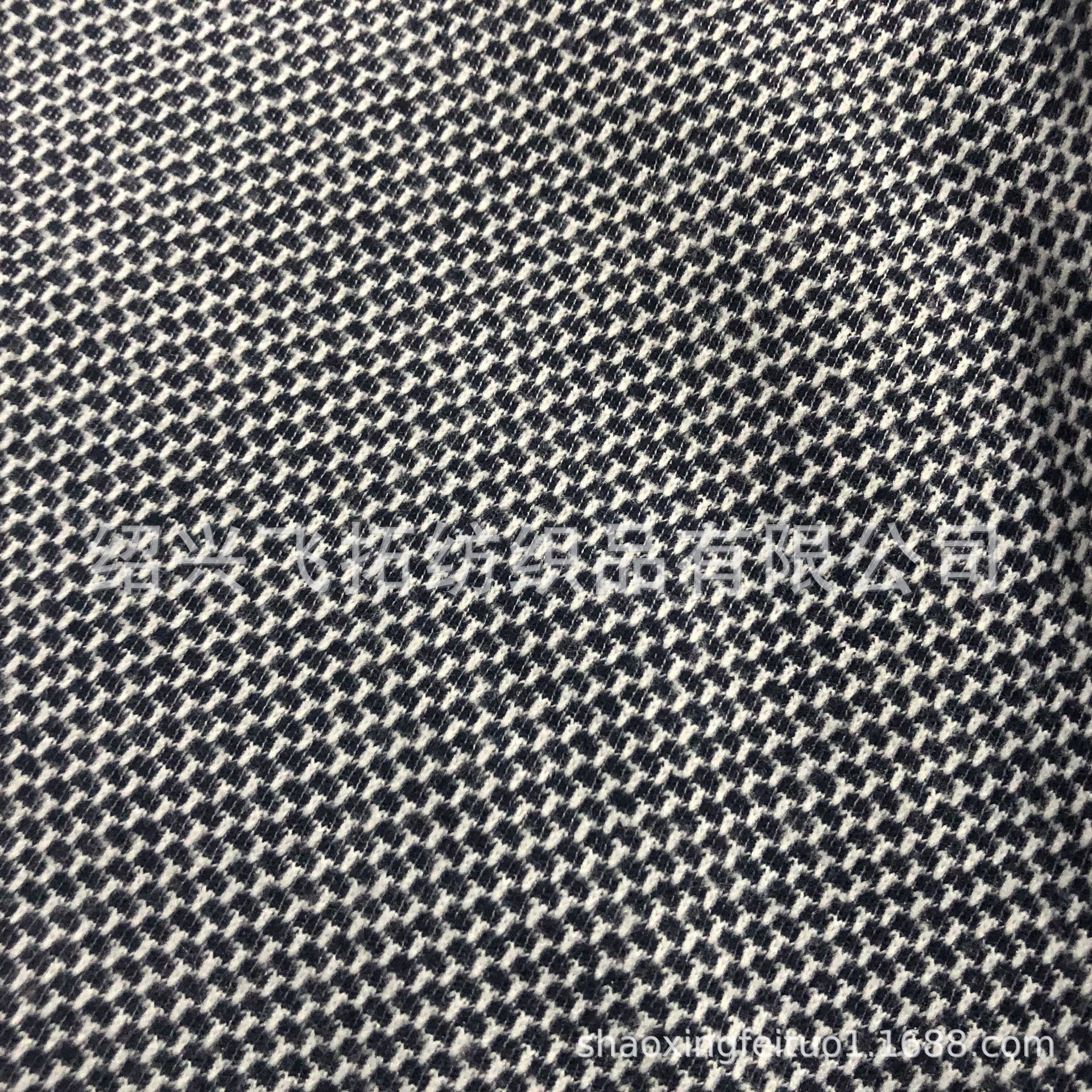 销售针织全涤粗针提花绒布 粗针时装面料