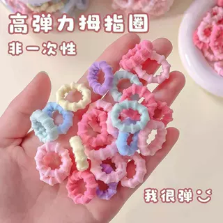 儿童竹节发圈防滑橡皮筋小女孩扎头发皮筋头绳发饰卡通造型高弹力