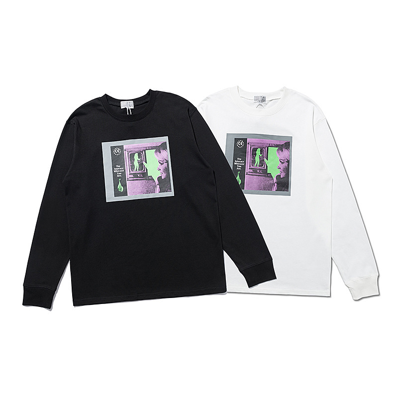 2021 early Autumn New C.E retro abstract psychedelic gradient women's face sweater men's and women's same style one piece wholesale