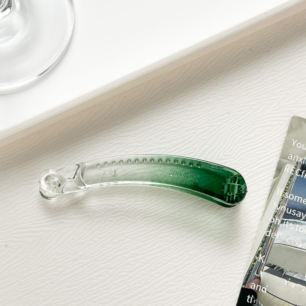 Clip a banana trasparente, piccolo volume per capelli, clip per coda di cavallo, clip verticale costante, piccola forcina per capelli, accessori per capelli della Corea del Sud, clip per torsione sulla parte posteriore della testa_voghion.com