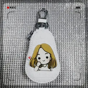 (사랑 여동생) 조롱박 흰색 키 가방