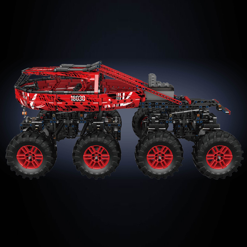 Yuxing modelo Wang18030 serie de coches de ingeniería de montaje de juguetes de montaje de coches de escalada de fuego compatible con modelo de coches de ingeniería de Lego