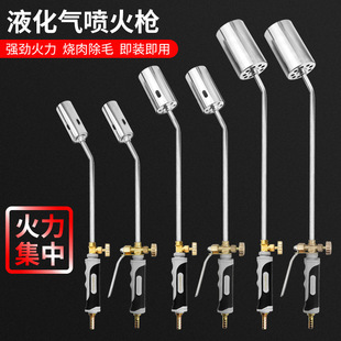 Spray Gun Gas Liquefied Gas Burning Pig Hair Spray Gun Household Hand-held Burning Meat Artifact Connected to Gas Stove Flame